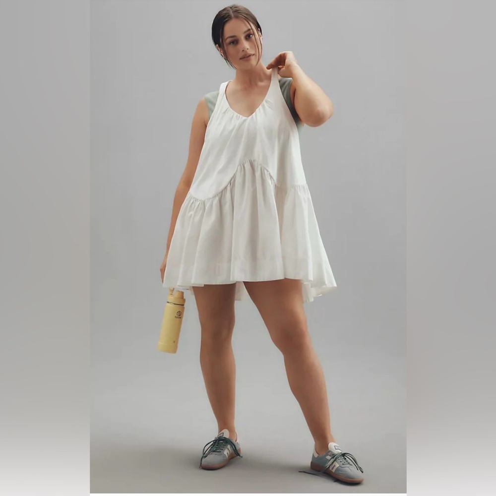 DAILY PRACTICE BY Anthropologie Elegant White Flowy Women's Tank Top size XL